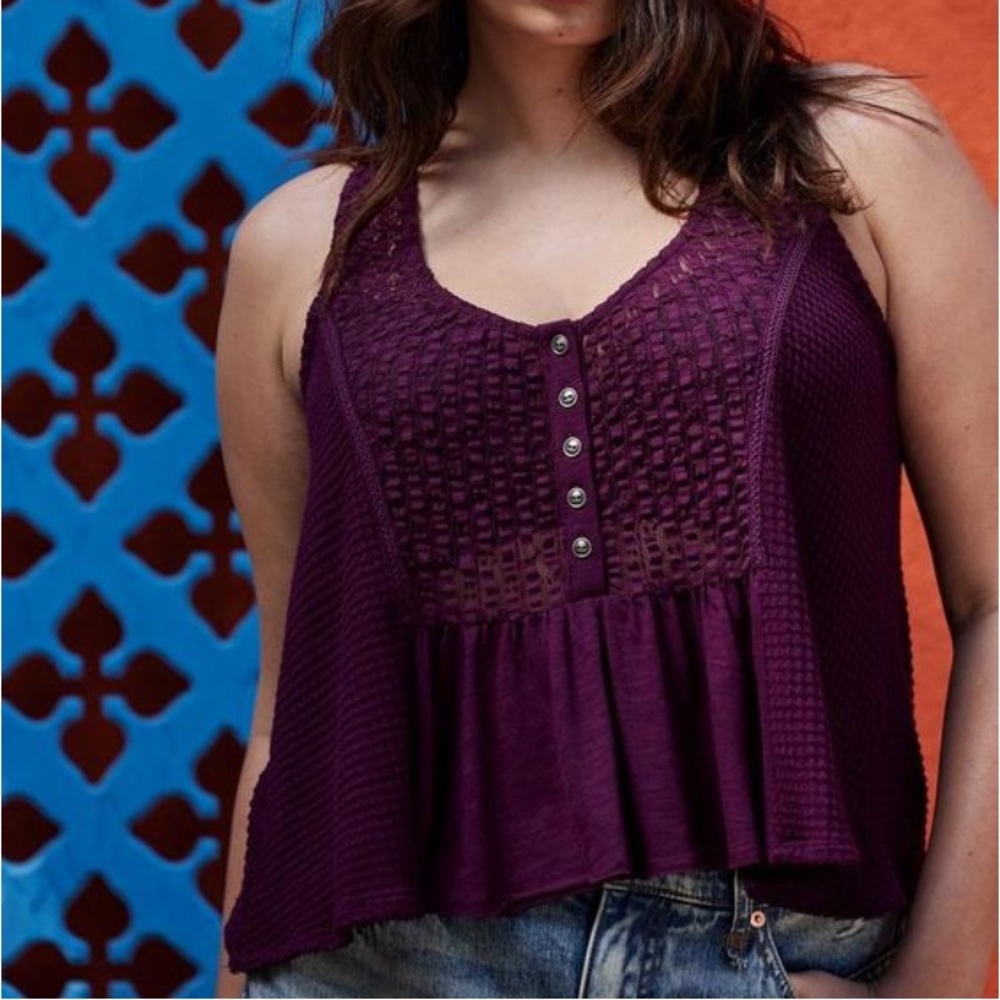 Chic Plum Sleeveless Tank Top